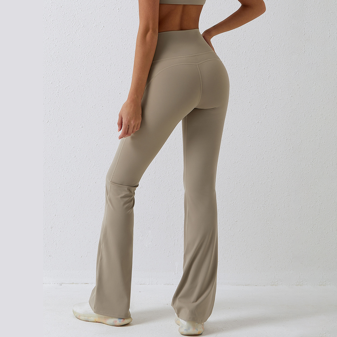 Taupe Lily Flare Leggings