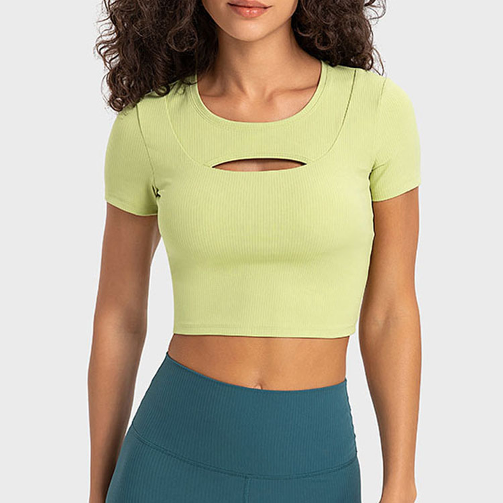 Orion Crop Top - Lily Green