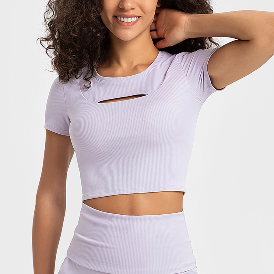 Orion Crop Top - Lilac